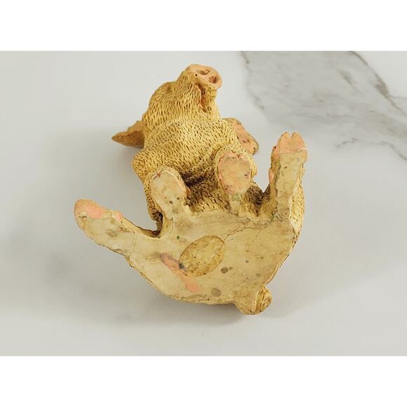 Mini Pig Piglet Piggy Sitting Cute Face Farm Animal Figurine 3 1/2" Year 90s Vtg - Picture 12 of 14